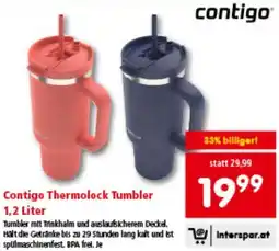 Interspar Contigo Thermolock Tumbler Angebot