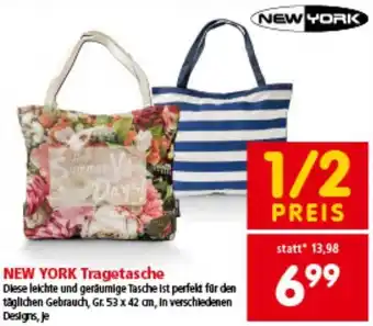 Interspar NEW YORK Tragetasche Angebot
