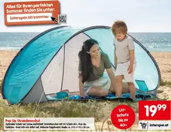 Interspar Pop Up Strandmuschel Angebot