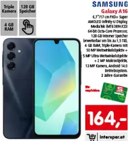 Interspar Galaxy A16 Angebot