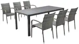 Möbelix GARTENTTISCHSET „EMILIA“ 0422018202 + 1273000201 Möbelix Angebot