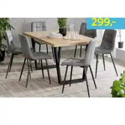 Möbelix Tischgruppe 1634000505 + 1125019702 Möbelix Angebot