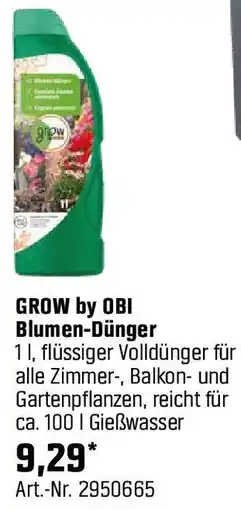 OBI Blumen-Dünger Angebot