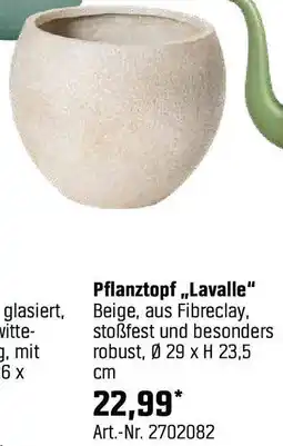 OBI Pflanztopf Lavalle Angebot