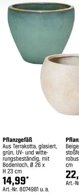 OBI Pflanzgefäß Angebot