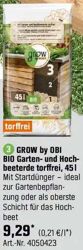 OBI BIO Garten- und Hoch- beeterde torffrei Angebot