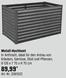 OBI Metall-Hochbeet Angebot
