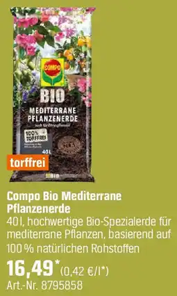 OBI Bio Mediterrane Pflanzenerde Angebot