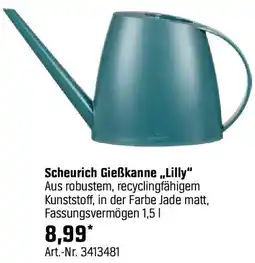 OBI Scheurich Gieẞkanne Lilly Angebot