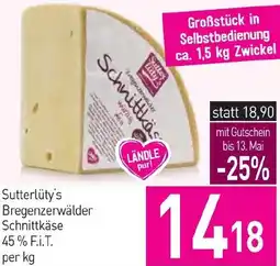 Sutterlüty Bregenzerwälder Schnittkäse Angebot