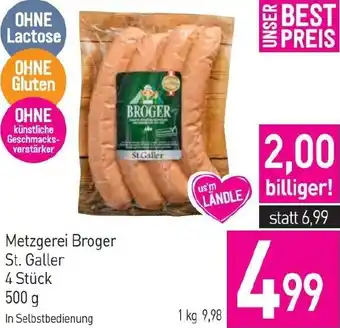 Sutterlüty Metzgerei Broger St. Galler Angebot