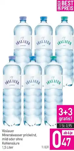 Sutterlüty Mineralwasser prickelnd, mild oder ohne Kohlensäure Angebot