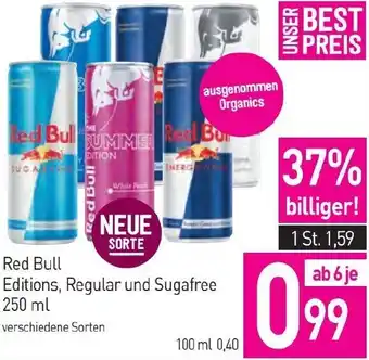 Sutterlüty Editions, Regular und Sugafree Angebot