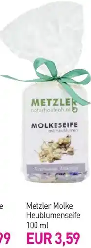 Sutterlüty Metzler Molke Heublumenseife Angebot