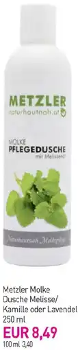 Sutterlüty Metzler Molke Dusche Melisse/ Kamille oder Lavendel Angebot