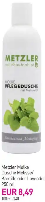 Sutterlüty Metzler Molke Dusche Melisse/ Kamille oder Lavendel Angebot