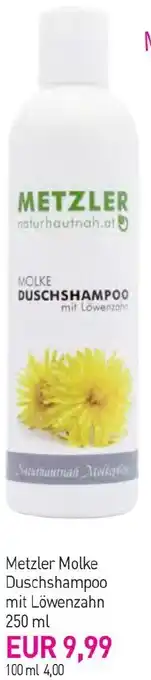Sutterlüty Metzler Molke Duschshampoo mit Löwenzahn Angebot
