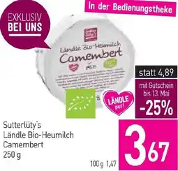 Sutterlüty Landle Bio-Heumilch Camembert Angebot