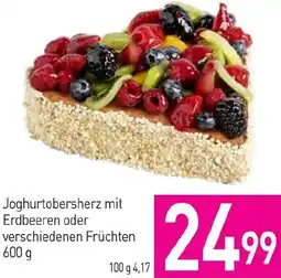 Sutterlüty Joghurtobersherz mit Erdbeeren oder verschiedenen Früchten Angebot