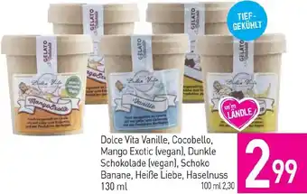 Sutterlüty Dolce Vita Vanille, Cocobello, Mango Exotic, Dunkle Schokolade, Schoko Banane, Heiße Liebe, Haselnuss Angebot