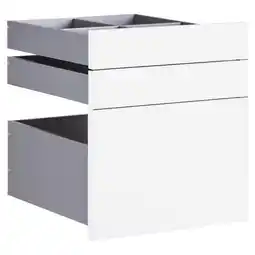 Möbelix Schubladeneinsatz Unit Weiß B: 45,3 cm 3 Fächer Angebot