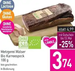 Sutterlüty Bio Karreespeck Angebot
