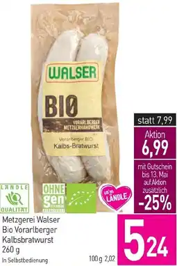 Sutterlüty Bio Vorarlberger Kalbsbratwurst Angebot