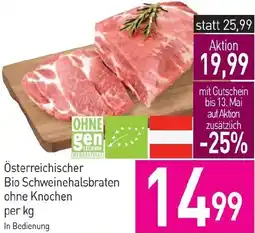 Sutterlüty Bio Schweinehalsbraten ohne Knochen Angebot