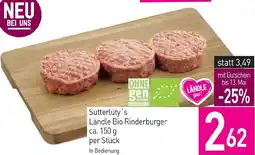 Sutterlüty Ländle Bio Rinderburger Angebot