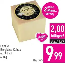 Sutterlüty Bergkäse Kubus Angebot