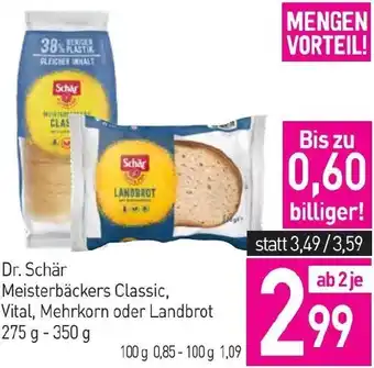 Sutterlüty Meisterbäckers Classic, Vital, Mehrkorn oder Landbrot Angebot