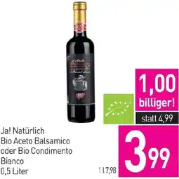 Sutterlüty Bio Aceto Balsamico oder Bio Condimento Bianco Angebot