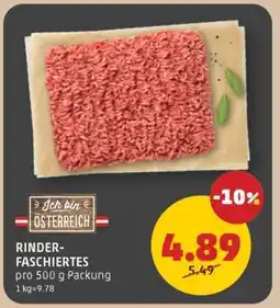 PENNY Rinder- faschiertes Angebot