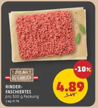PENNY Rinder- faschiertes Angebot