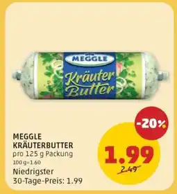 PENNY MEGGLE KRÄUTERBUTTER Angebot
