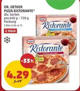 PENNY Dr. Oetker Pizza Ristorante Angebot