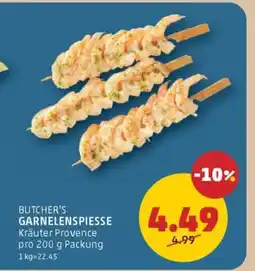 PENNY BUTCHER'S GARNELENSPIESSE Angebot