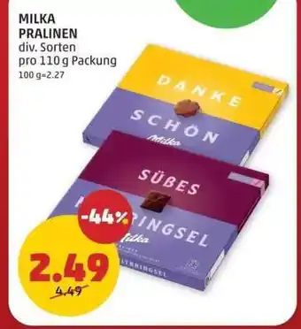 PENNY Milka Pralinen Angebot