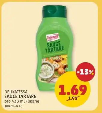 PENNY DELIKATESSA SAUCE TARTARE Angebot
