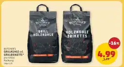 PENNY BUTCHER'S GRILLKOHLE od. GRILLBRIKETTS Angebot