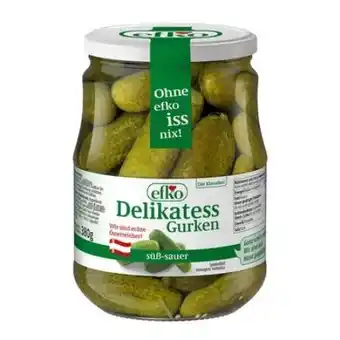 Billa Efko Delikatess Gurken Angebot