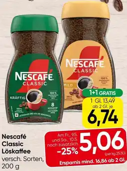 Spar Classic Löskaffee Angebot