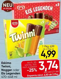 Spar Twinni, Nogger oder Eis Legenden Angebot
