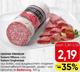 Spar Salami Milano oder Salami Ungherese Angebot