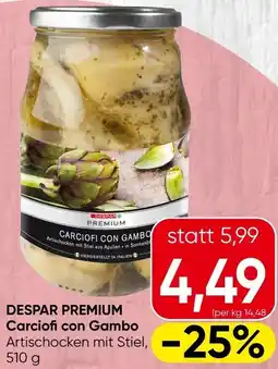 Spar Carciofi con Gambo Angebot