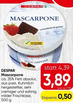 Spar Mascarpone Angebot