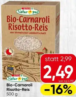 Spar Bio-Carnaroli Risotto-Reis Angebot