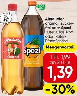 Spar Original, zucker- frei oder spezi Angebot