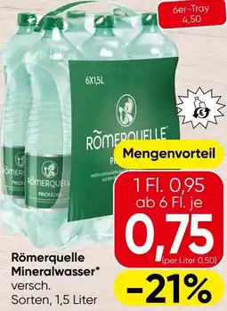 Spar Mineralwasser Angebot