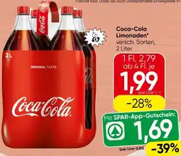 Spar Limonaden Angebot